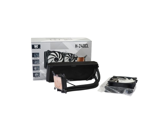 REFRIGERACION LIQUIDA CAJA/CPU NOX HUMMER H240CL 120MM