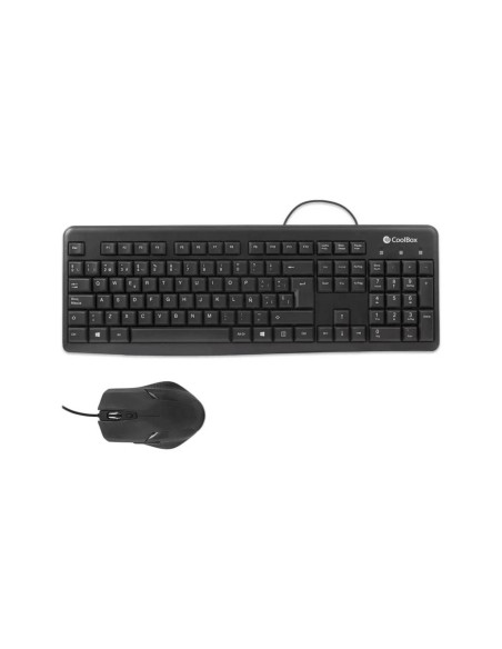 COMBO TECLADO/RATON COOLBOX COO-KTR-01U USB NEGRO