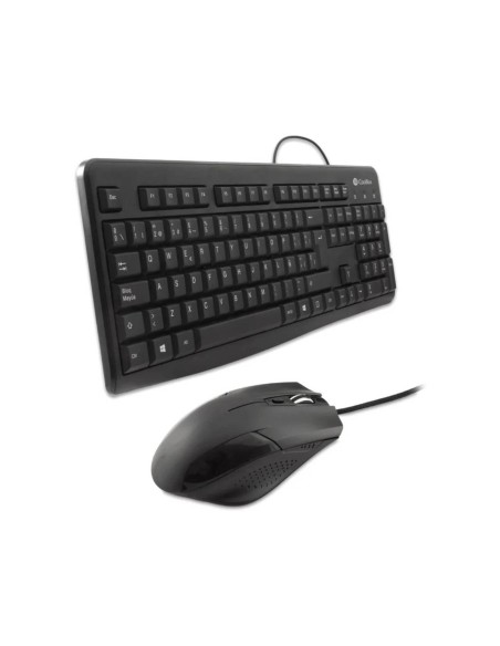 COMBO TECLADO/RATON COOLBOX COO-KTR-01U USB NEGRO