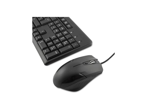 COMBO TECLADO/RATON COOLBOX COO-KTR-01U USB NEGRO