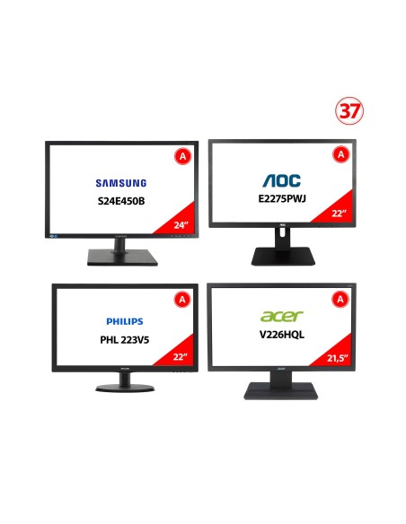 LOTE 37 MONITORES 1ªMARCAS 9 SEGUN EXCELL